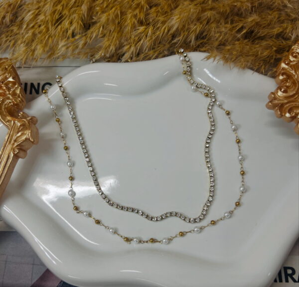 Gold Pearl &  Diamonds