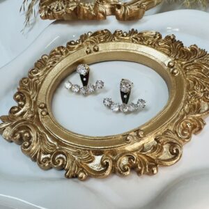 Rhinestone Brooch Moon