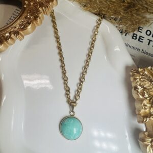 Green stone moon