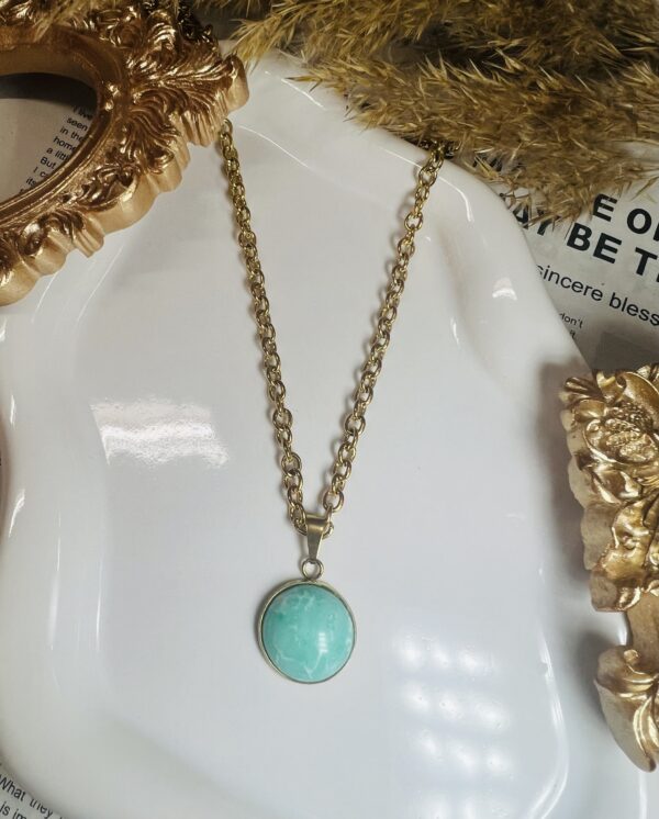 Green stone moon