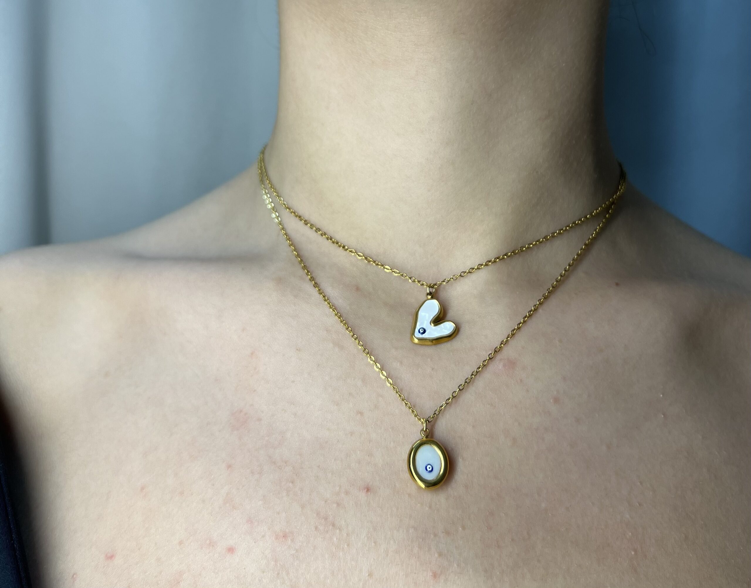 Golden Marble Bubble Oval Eye - Image 2