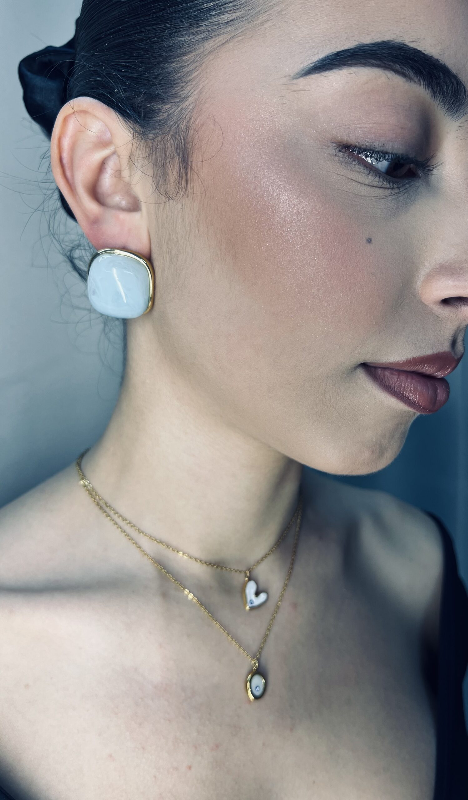 Golden Marble Bubble Oval Eye - Image 3