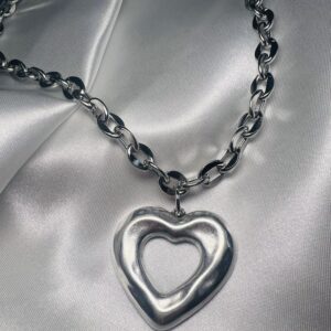 BOLD HEART IN SILVER