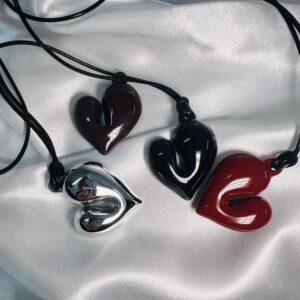 Acrylic bubble heart