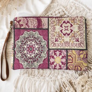 Τσαντάκι Boho Pink