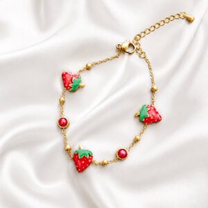 Sweet Strawberry Bracelet