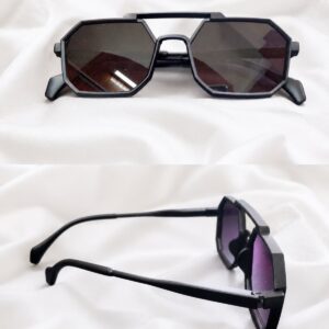 ΓΥΑΛΙΆ ΗΛΊΟΥ ΠΟΛΎΓΩΝΟ MAT BLACK LRG